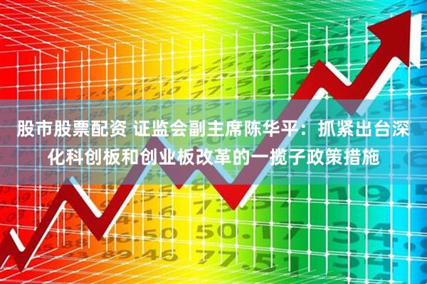 股市股票配资 证监会副主席陈华平：抓紧出台深化科创板和创业板改革的一揽子政策措施